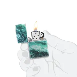 فندک زیپو اصل کد 48621 - Original Zippo Rogue Wave Design | ام زیپ