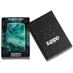 فندک زیپو اصل کد 48621 - Original Zippo Rogue Wave Design | ام زیپ