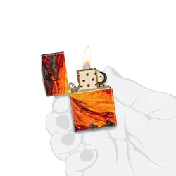 فندک زیپو اصل کد 48622 - Original Zippo Lava Flow Design | ام زیپ