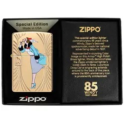 فندک زیپو اصل کد 48413 - Zippo Windy 85th Anniversary Collectible | ام زیپ
