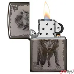 فندک زیپو اصل کد 49073 - Original Zippo Wolf Design | ام زیپ