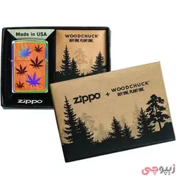 زیپو اصل کد 29903 - Zippo Woodchuck Leaves | ام زیپ