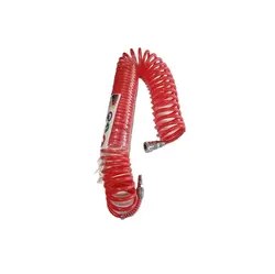 شیلنگ باد فنری 10 متری 5*8 کوپلینگ دار - ابزار یراق ۲۰