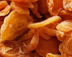 برگه زردآلوی طبیعی با کیفیت و تمیز