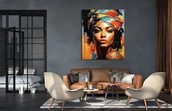 تابلو شاسی آرت مدل آفریقایی