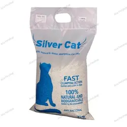 خاک گربه Silver Cat بسته 8 لیتری - پت شاپ حامی پت