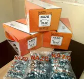 بست فلزی نازوتک سایز 20-30 معادل 1/4-1