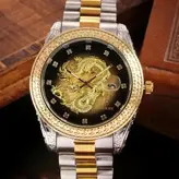 رولکس دراگون دارای روز شمار رنگ سیلور طلایی