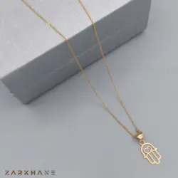 پلاک طلا دست همسا بدون زنجیر - گالری طلای زرخانه