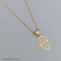 پلاک طلا دست همسا بدون زنجیر - گالری طلای زرخانه