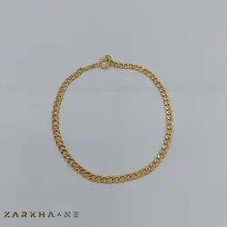 دستبند زنجیر طلا کارتیر - گالری طلای زرخانه