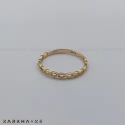 انگشتر طلا مینیمال طرح موج دو رج - گالری طلای زرخانه