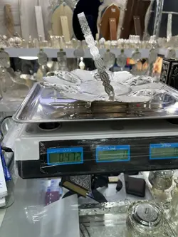 بشقاب شیرینی خوری دسته دار