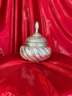 قندان زیبا و خاص طرح نقره