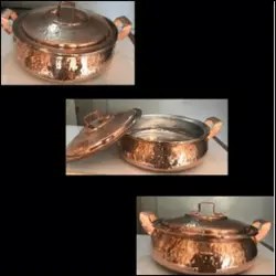 ماهیتابه شکمی مسی