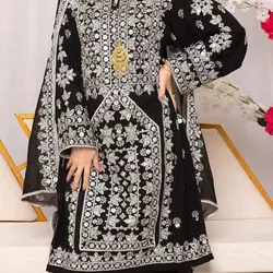 لباس بلوچی بنارسی چرخی