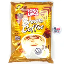 کافی میکس براون کافی Brown Coffee تورابیکا بسته 20 عددی - فروشگاه اینترنتی ره بین کالا
