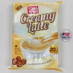 کافی میکس کرمی لاته Creamy Latte تورابیکا بسته 20 عددی - فروشگاه اینترنتی ره بین کالا