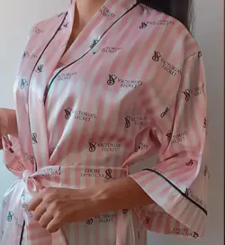 روبدوشامبر زنانه ساتن lx مدل ویکتوریا سکرت - تولیدی دوخت لند