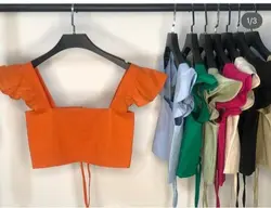 کراپ مدل شاپرک بکلس مجلسی - 3762 - تولیدی دوخت لند