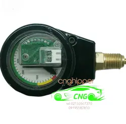 گیج سی ان جی CNG عقربه ای ۱۲ ولتFAP آوا AVA با کابل