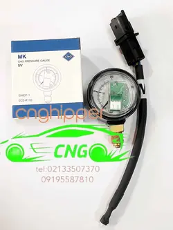گیج ۵ ولت سی ان جی کارخانه ای MK پراید و وانت و روآ OMVL با سوکت مخصوص