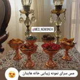 بستنی خوری مسی سایز 2 .6 عددی ارتفاع 10 دهانه 8.5