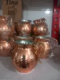 سس خوری دسته برنجی ارتفاع 8 دهانه 7.5 در مس سرای نمونه