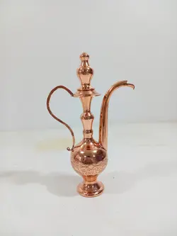 گلاب پاش مسی سایز 1 ارتفاع 26 سانت نانوشده رنگ ثابت در مس زنجان نمونه