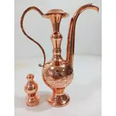 گلاب پاش مسی سایز 1 ارتفاع 26 سانت نانوشده رنگ ثابت در مس زنجان نمونه