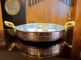 ست 3 تیکه ماهی تابه دسته برنجی 3 سایز کوچک.متوسط.بزرگ در مس نمونه زنجان
