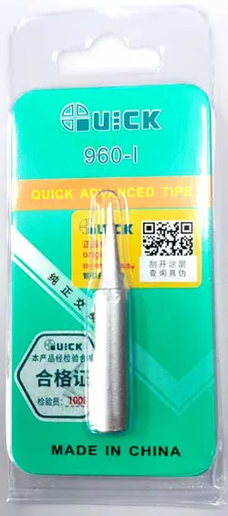 نوک هویه سر صاف QUICK - فروشگاه ملزومات تابلوسازی مهر