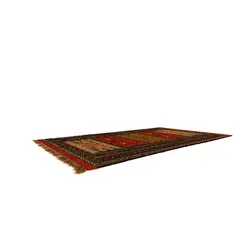 گلیم دستبافت مدل تمام بافت خراسان کد 4103504