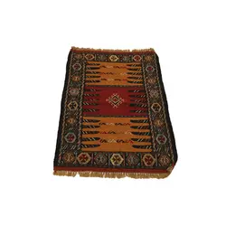 گلیم دستبافت مدل سفره کردی کد 4010875