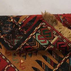 گلیم دستبافت مدل سفره کردی کد 4010880