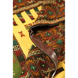 گلیم دستبافت دو متری مدل سفره کردی کد 4102200