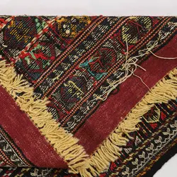 گلیم دستبافت دو متری مدل سفره کردی کد 4020490
