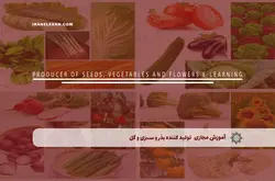 آموزش مجازی تولید کننده بذر و سبزی و گل | آموزش مجازی | مدرک معتبر | ایباما: IranElearn.com