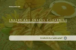 آموزش مجازی اسنک ها و لقمه ها | آموزش مجازی | مدرک معتبر | ایباما: IranElearn.com