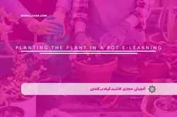 آموزش مجازی کاشت گیاه در گلدان | آموزش مجازی | مدرک معتبر | ایباما: IranElearn.com
