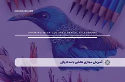 آموزش مجازی نقاشی با مدادرنگی | آموزش مجازی | مدرک معتبر | ایباما: IranElearn.com
