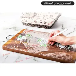 کیسه فریزر رولی کریستال کوالا سایز بزرگ - 25x35cm