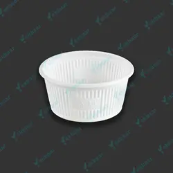 سطل 550cc درب دار گیاهی آملون - بسته 25 عدد