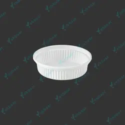 سطل 200cc درب دار گیاهی آملون - بسته 25 عدد