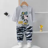 ست بلوز و شلوار راحتی وارداتی طرح میکی موس