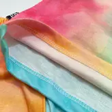 ست تیشرت شورتک راحتی طرح ساده آبرنگی