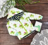 کاپشن دورو ضد آب و بادگیر طرح کروکودیل