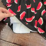 پیراهن یلدایی دخترونه مشکی طرح هندونه
