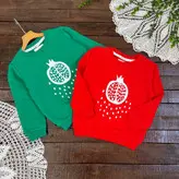 بلوز دورس تک یلدایی طرح انار دون کد 436