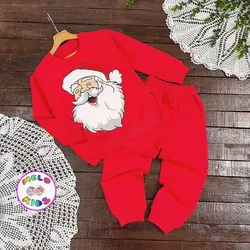 ست بلوز ‌شلوار یلدا طرح بابانوئل و کریسمس